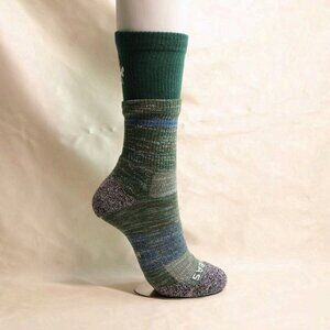 Bombas Calf Socks Size L Comfortable Knit Pattern